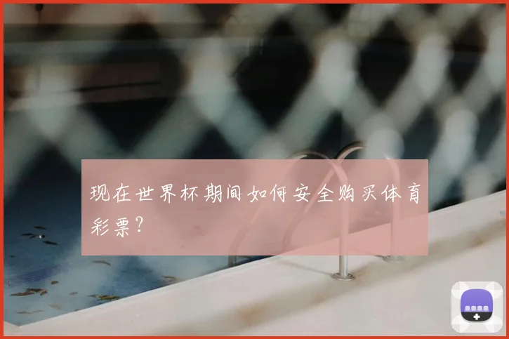 现在世界杯期间如何安全购买体育彩票？